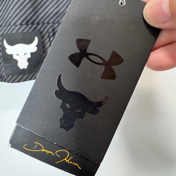 Under Armour Project Rock Sport Bra Black - Picture 6 of 9